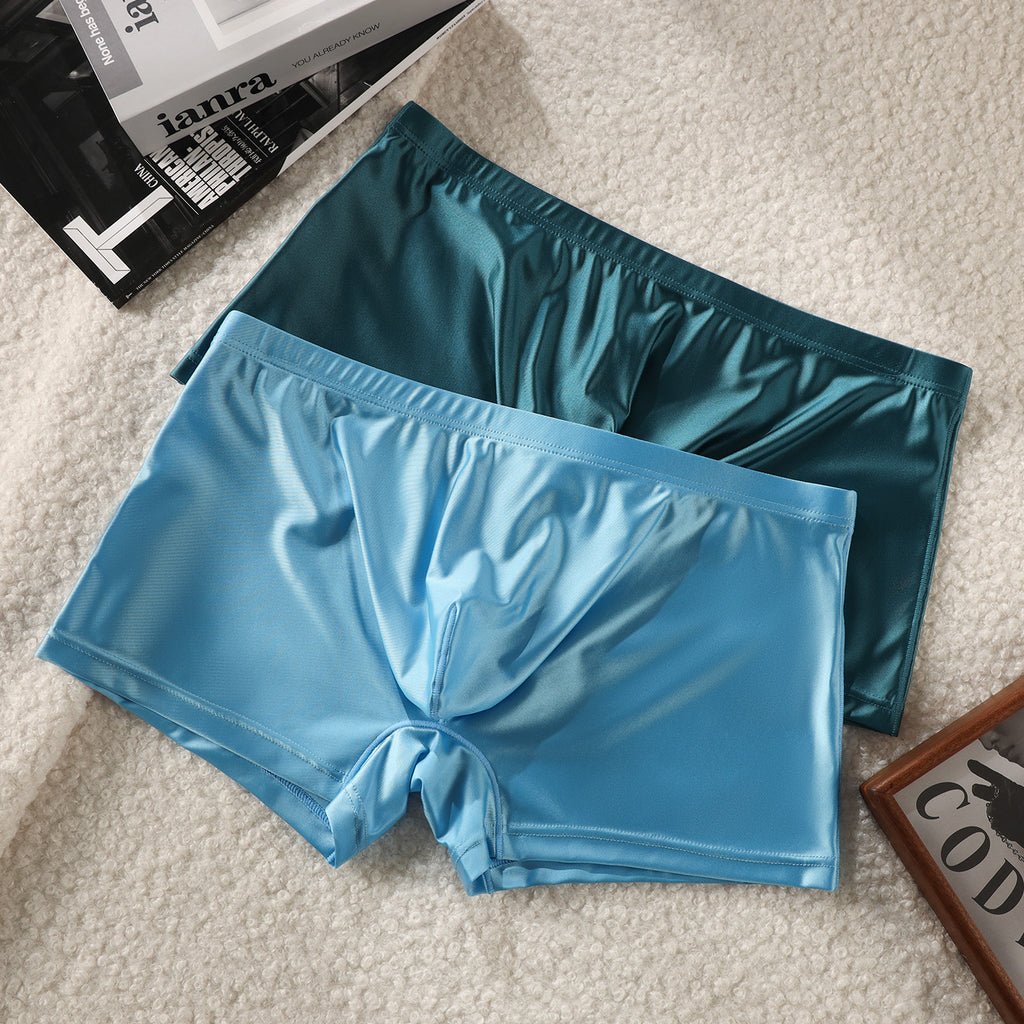 Men's Mid-rise Solid Color Shorts