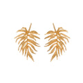 Leaves Simple Earrings Women's Advanced Design Cold Style