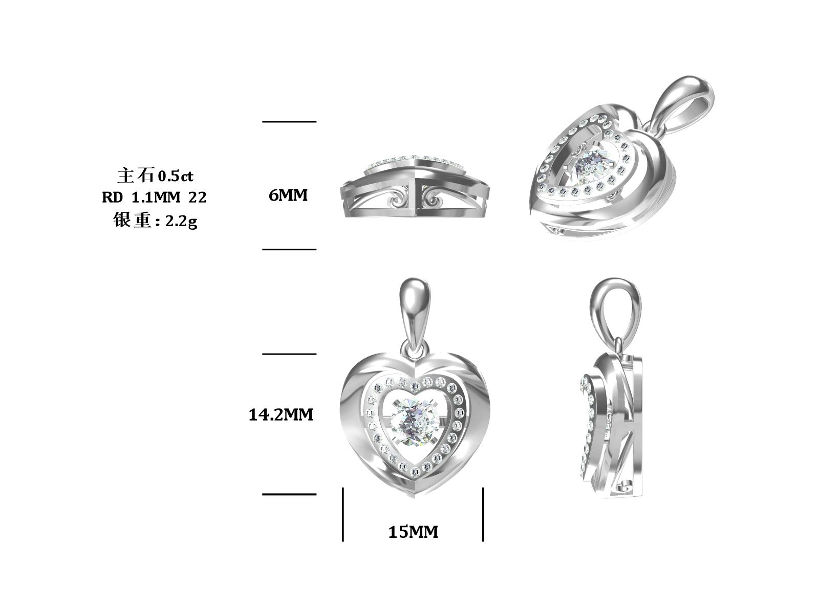 Set With Top-quality Moissanite, This Luxurious And Fashionable Light Luxury Trend Jewelry Necklace Pendant Is Made Of S925 Silver Electroplated With Platinum