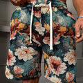 Fashionable Lake-Blue Summer Casual Shorts