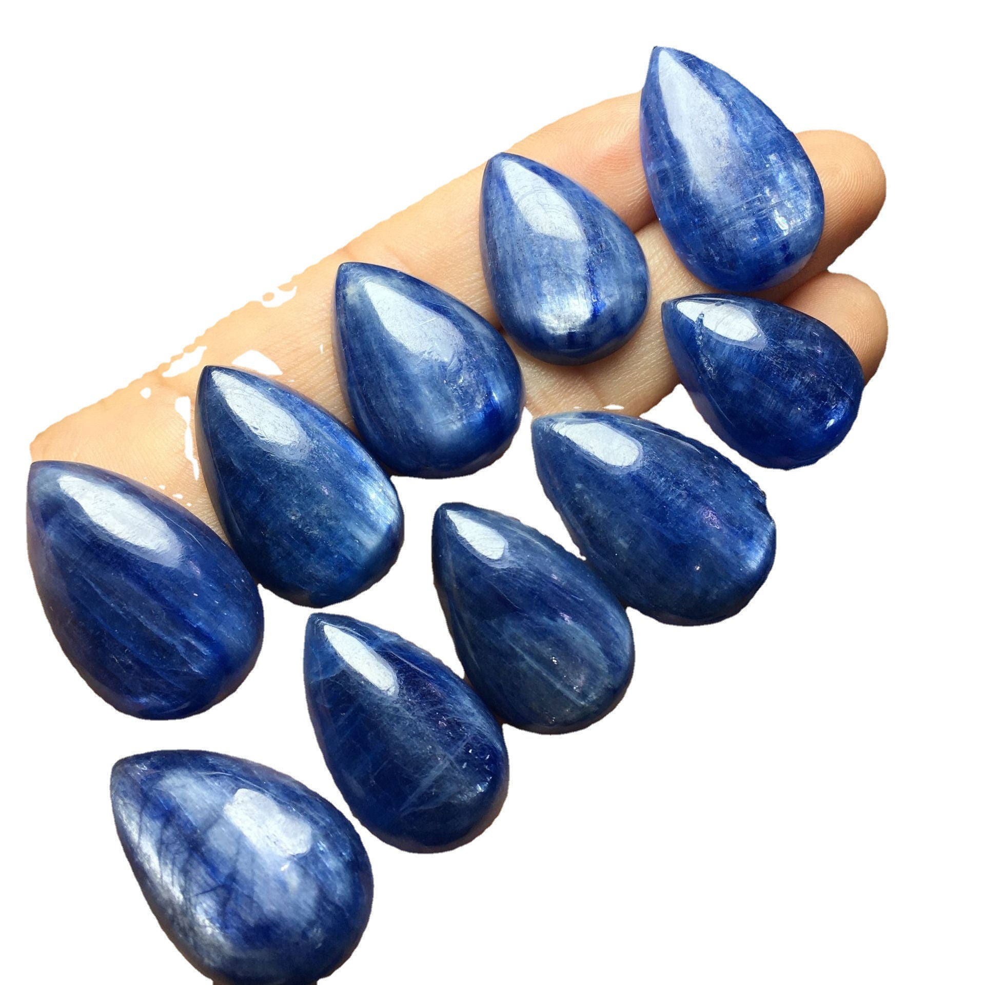 Natural Blue Crystal Water Drop Unisex