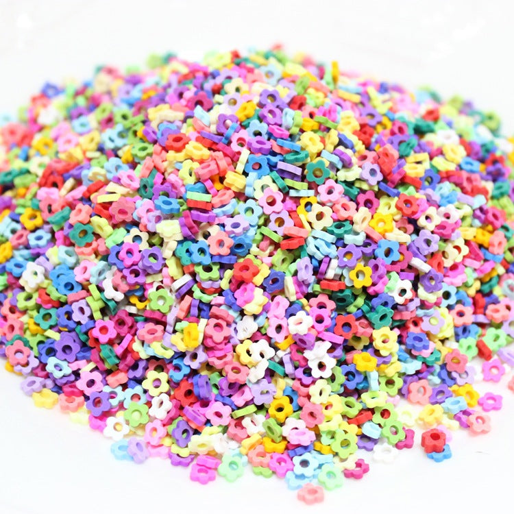 Slim Crystal Mud Squeezing Toy Filler Children Diy Handmade Beaded Material